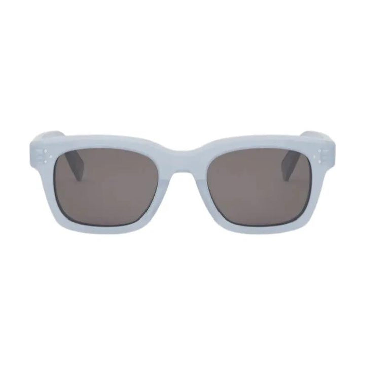 Celine Sunglasses Rectangle Full Rim, Glossy Grey Frame And Grey Lens Cl40232I20A