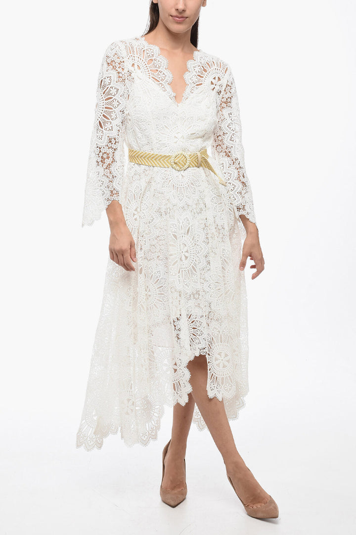 Zimmermann Belted Lace CHINTZ Dress