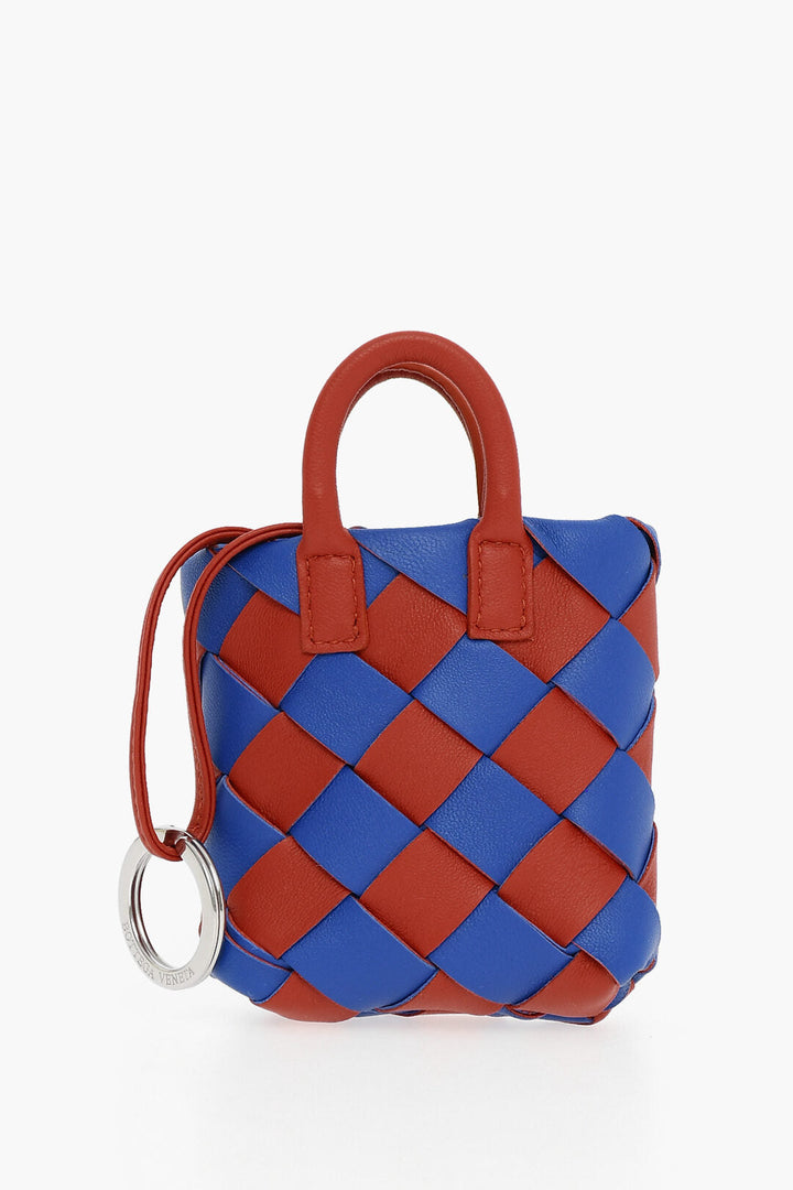Bottega Veneta Bicolor Intreccio Soft-leather Bag-shaped Charm
