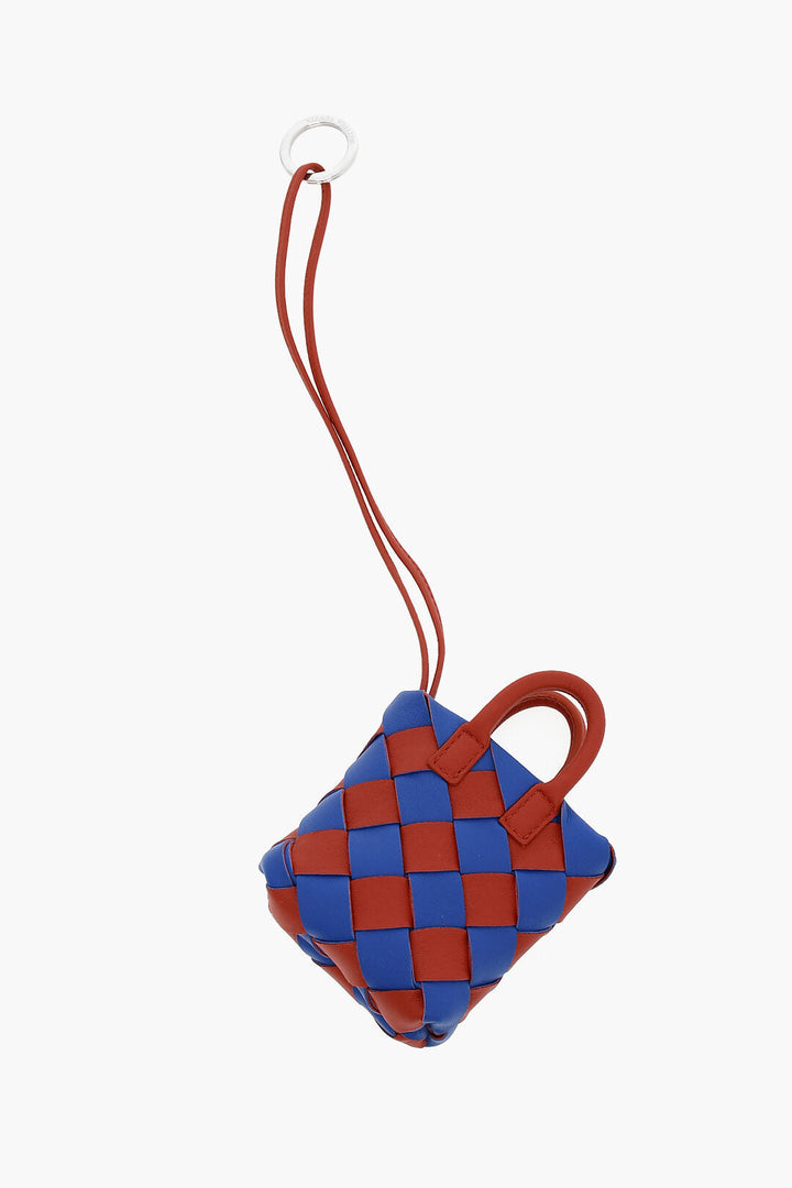 Bottega Veneta Bicolor Intreccio Soft-leather Bag-shaped Charm