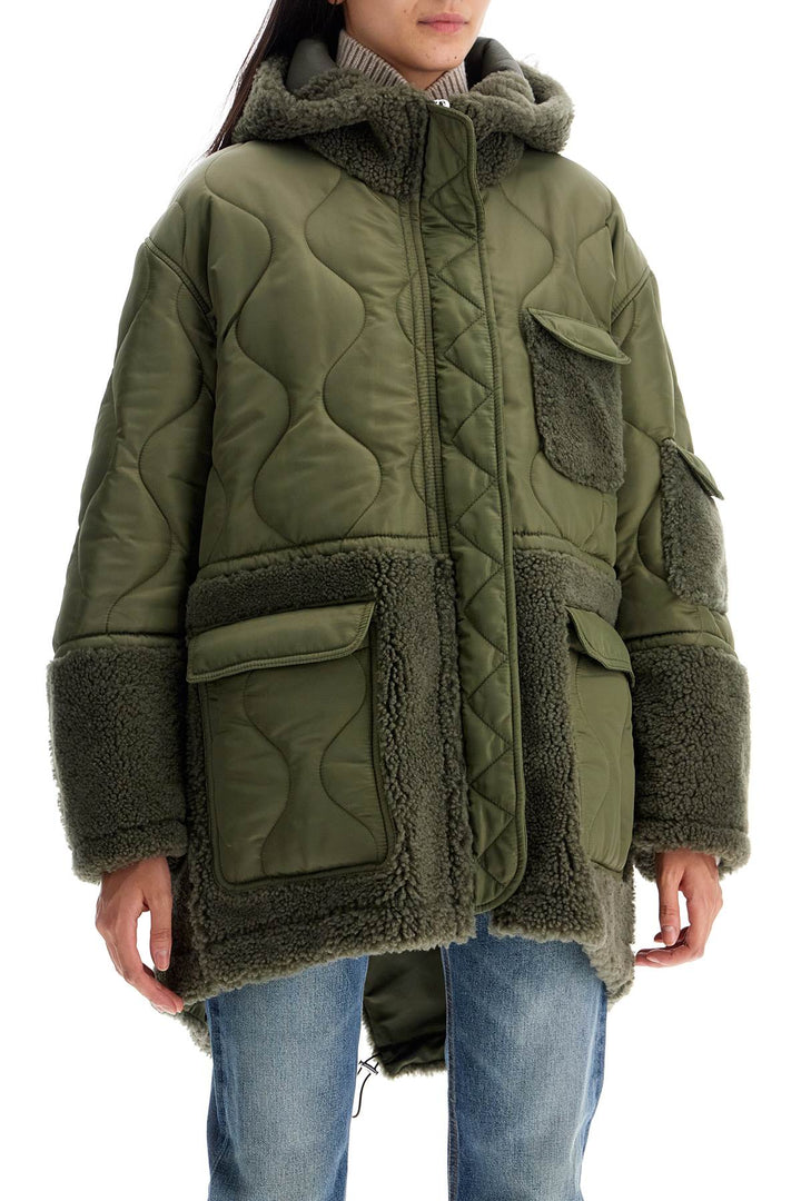 Clothing - Blancha Shearling And Nylon Parka - 242839DPK000001 - A0005 - 42 - Ask Me Wear