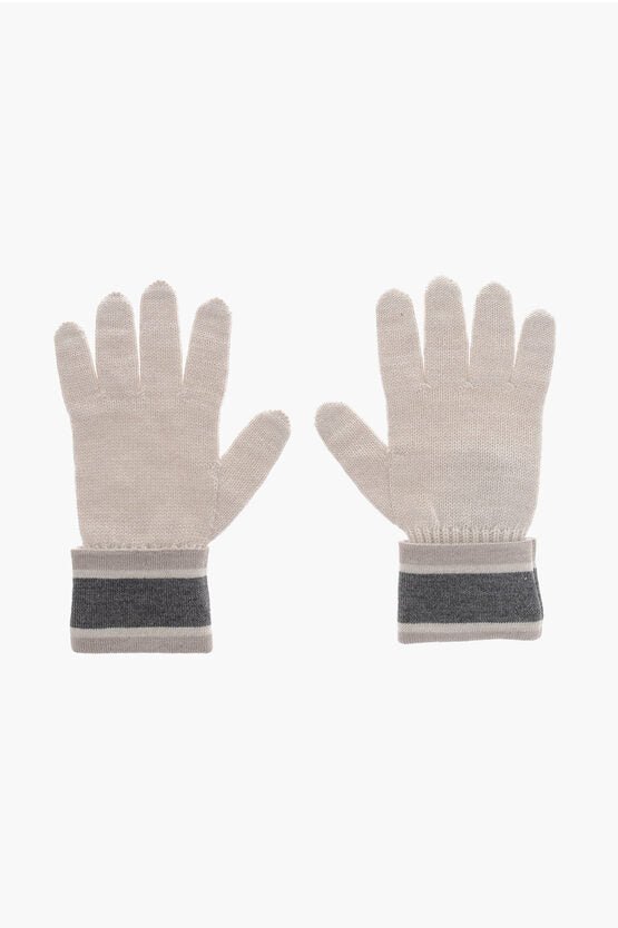 Accessories - Gloves - Borbonese Wool Blend Gloves with Metal Logo - 2294401 - Ask Me Wear