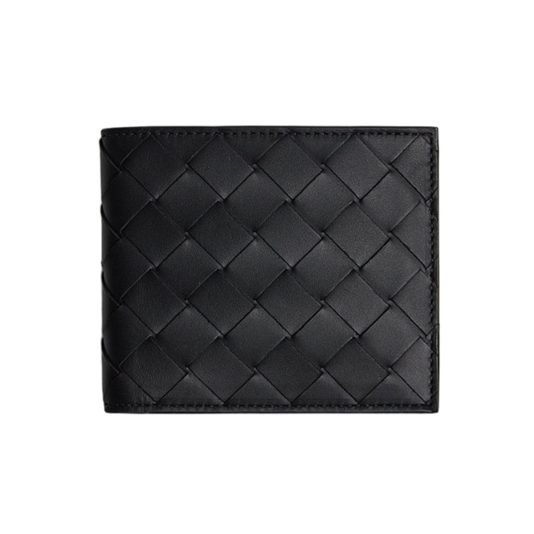 Bottega Veneta - Accessories - Wallets & Card Holders - Bottega Veneta Bi - color Plain Leather Folding Wallet - 593293VMBI28803 - Ask Me Wear