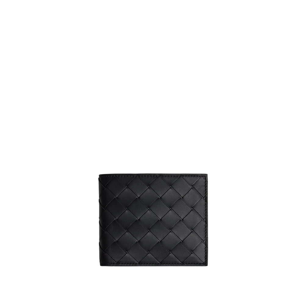 Bottega Veneta - Accessories - Wallets & Card Holders - Bottega Veneta Bi - color Plain Leather Folding Wallet - 593293VMBI28803 - Ask Me Wear