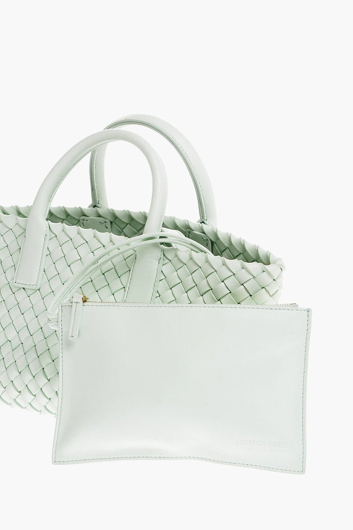 Other - Bottega Veneta Braided Leather CABAT Tote Bag with Removable Shoulder Strap - 8129035227 - Ask Me Wear