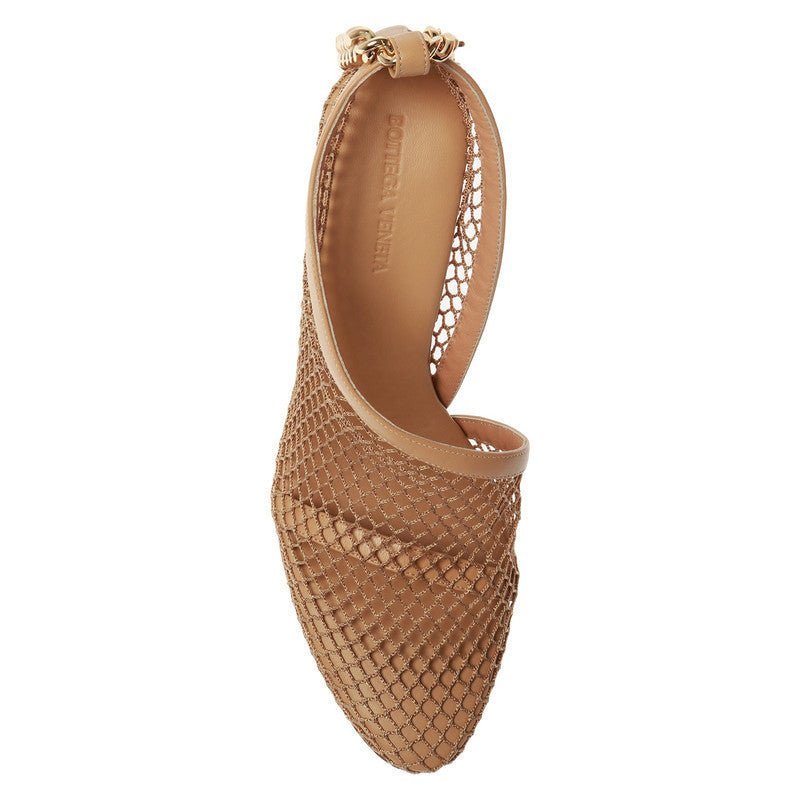 Shoes - Bottega Veneta Chain - Trimmed Mesh Sandals - 8093188081 - Ask Me Wear