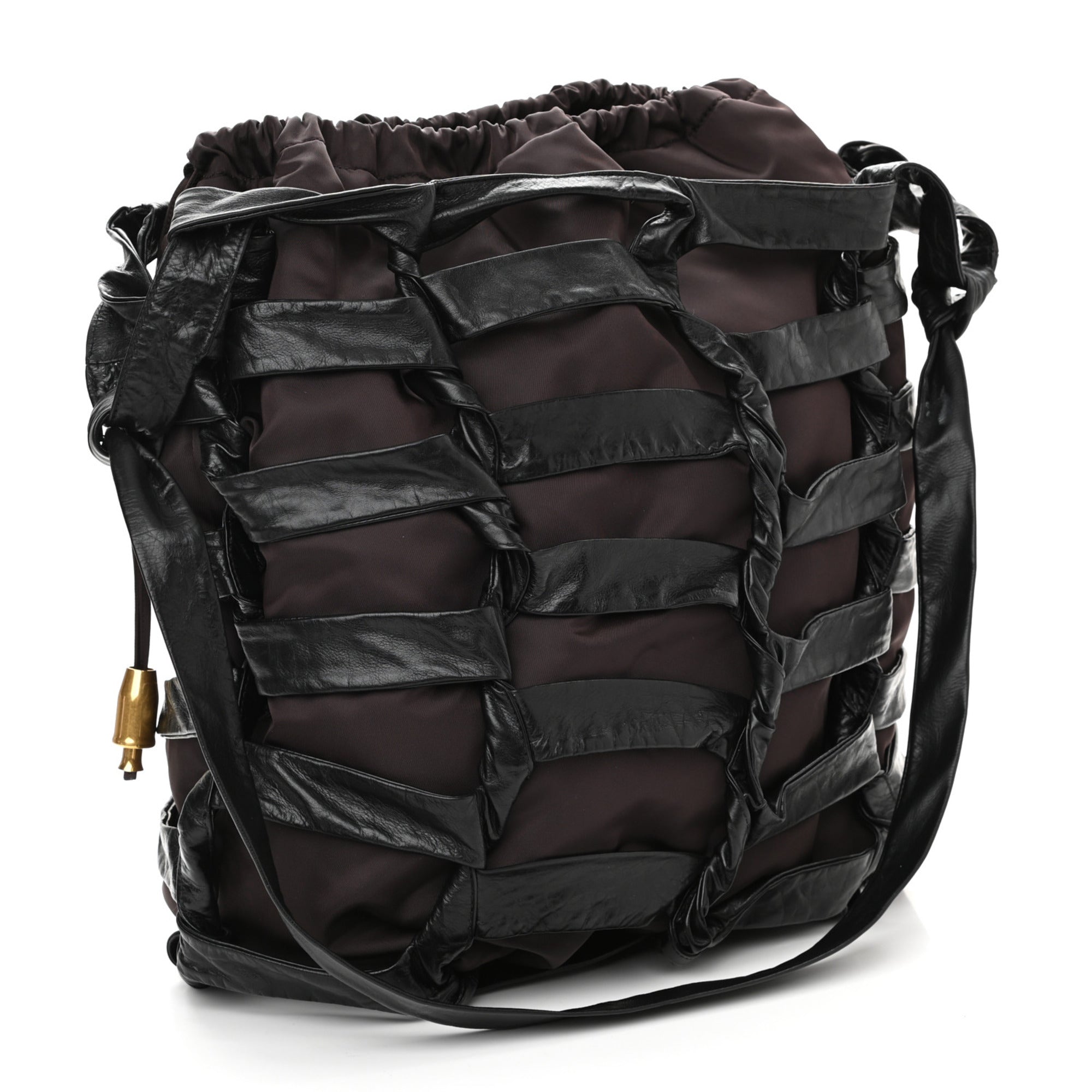 Bottega Veneta Cowhide Crossbody Bucket Bag | Luxury