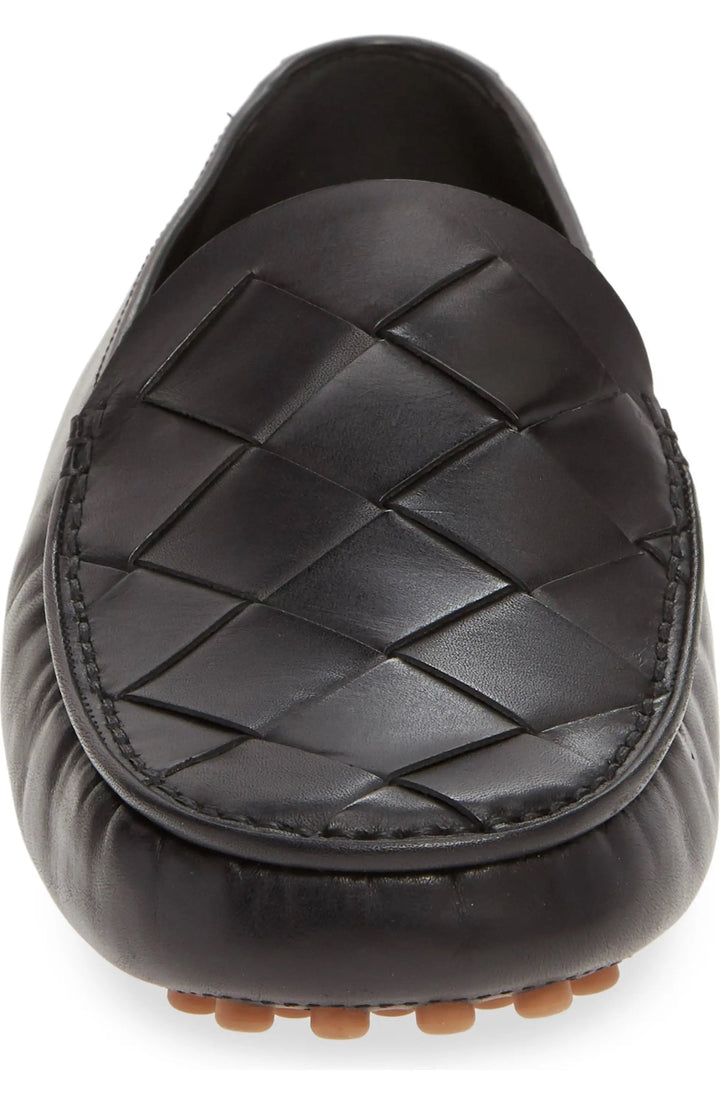 Shoes - Bottega Veneta Leather Intrecciato Driving Shoes - 8091238757 - Ask Me Wear