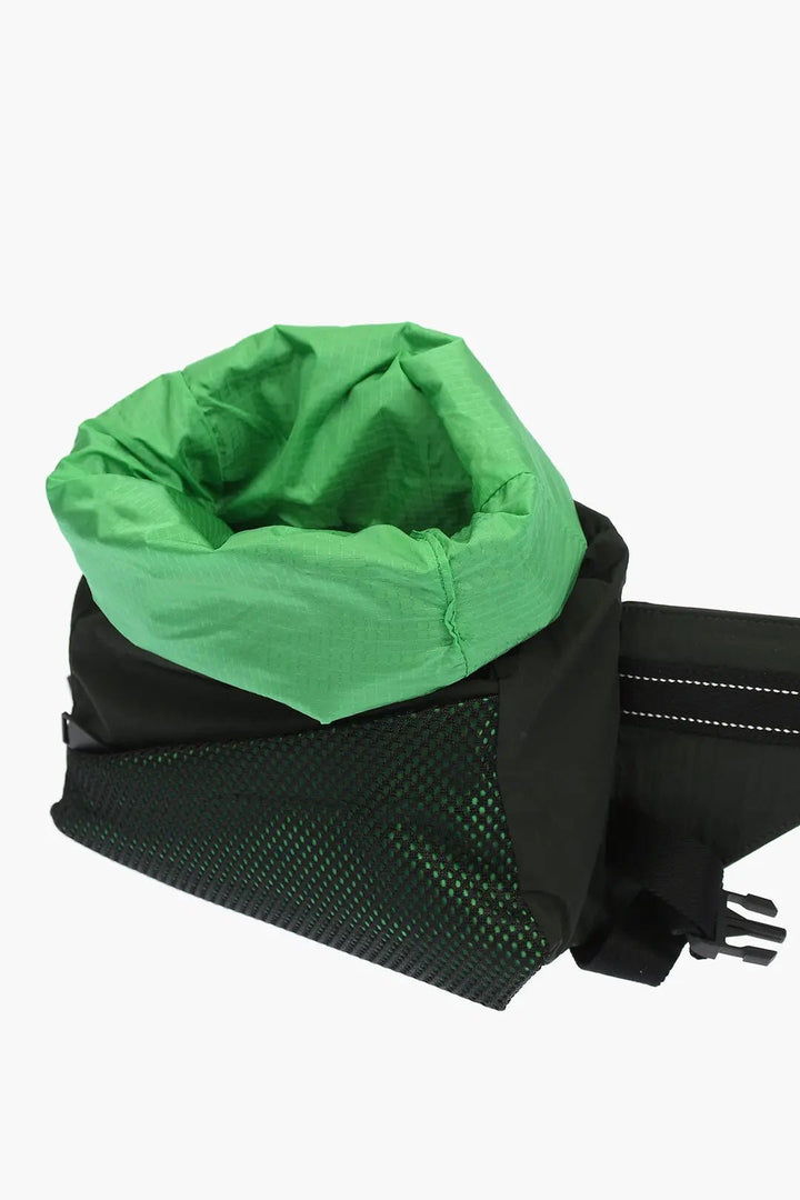 Bags - Bottega Veneta Mesh Detail Green Nylon Belt Bag - 574353VBOU1_3343 - Ask Me Wear