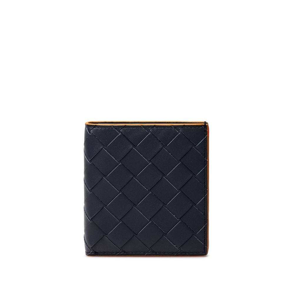  - Bottega Veneta Navy Blue Leather Wallet - BOVE - 777467320037963 - Ask Me Wear