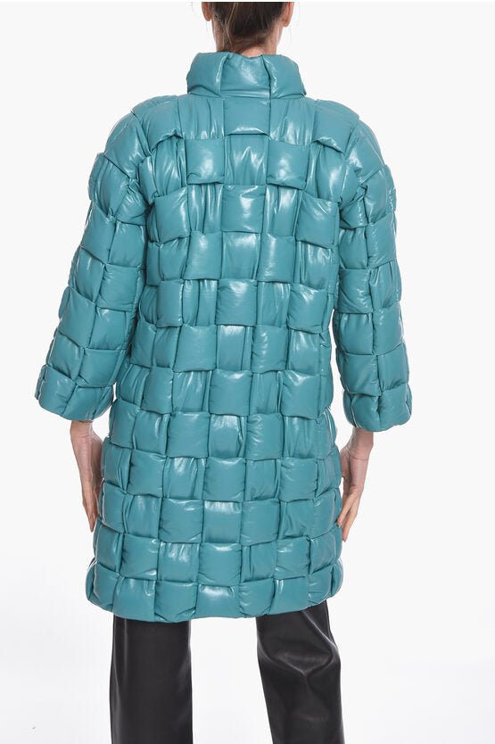 Clothing - Coats/Jackets - Bottega Veneta Quilted Intreccio leather Coat - 8094367710 - Ask Me Wear