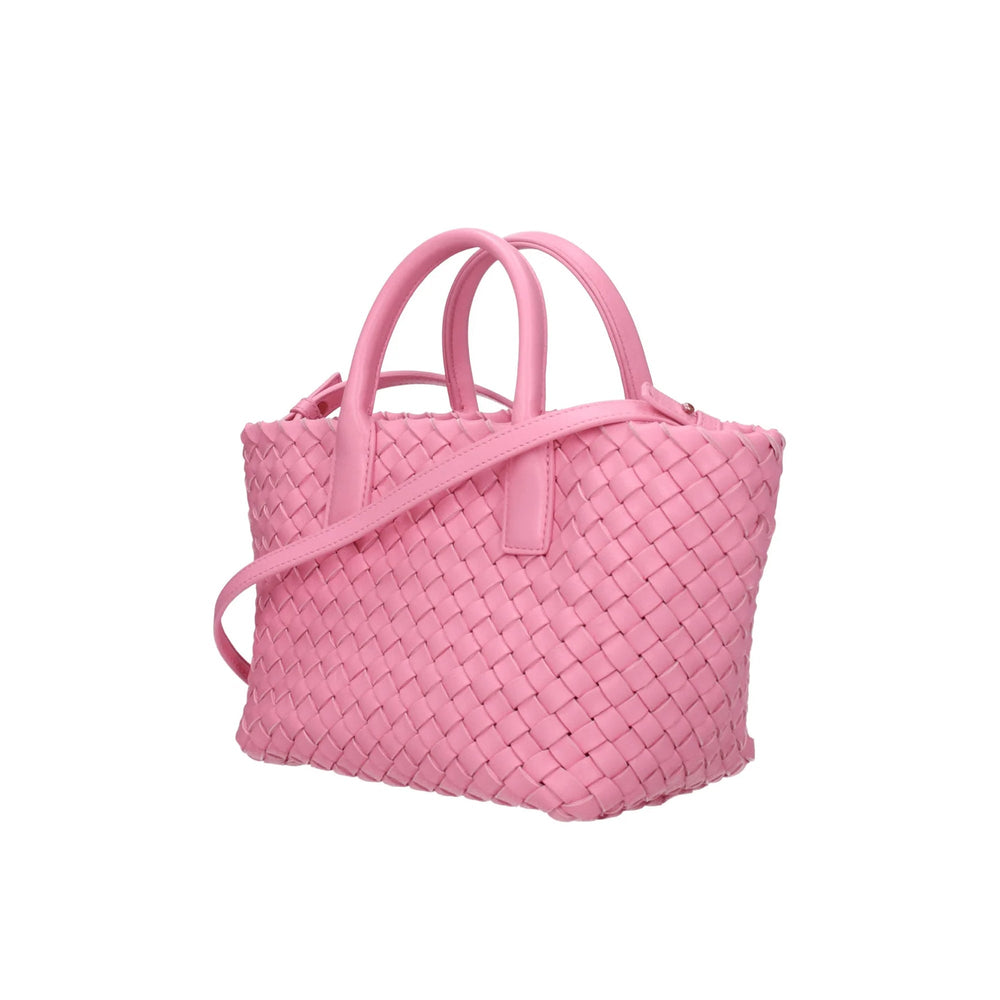 Bags - Bottega Veneta Top Handle Handbag Women Leather Pink - 709464V1OW1_5832_UNI - Ask Me Wear