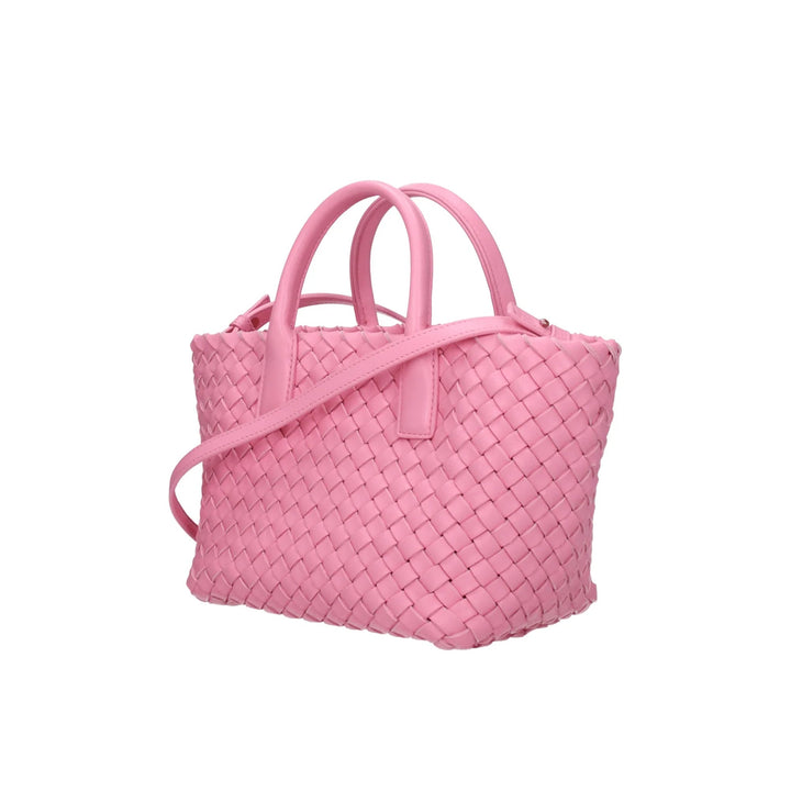 Bags - Bottega Veneta Top Handle Handbag Women Leather Pink - 709464V1OW1_5832_UNI - Ask Me Wear