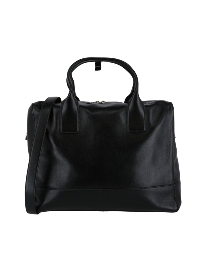 Bottega Veneta - Bags - Bottega Veneta Top Handle Leather Briefcase Black - 8091458340 - Ask Me Wear