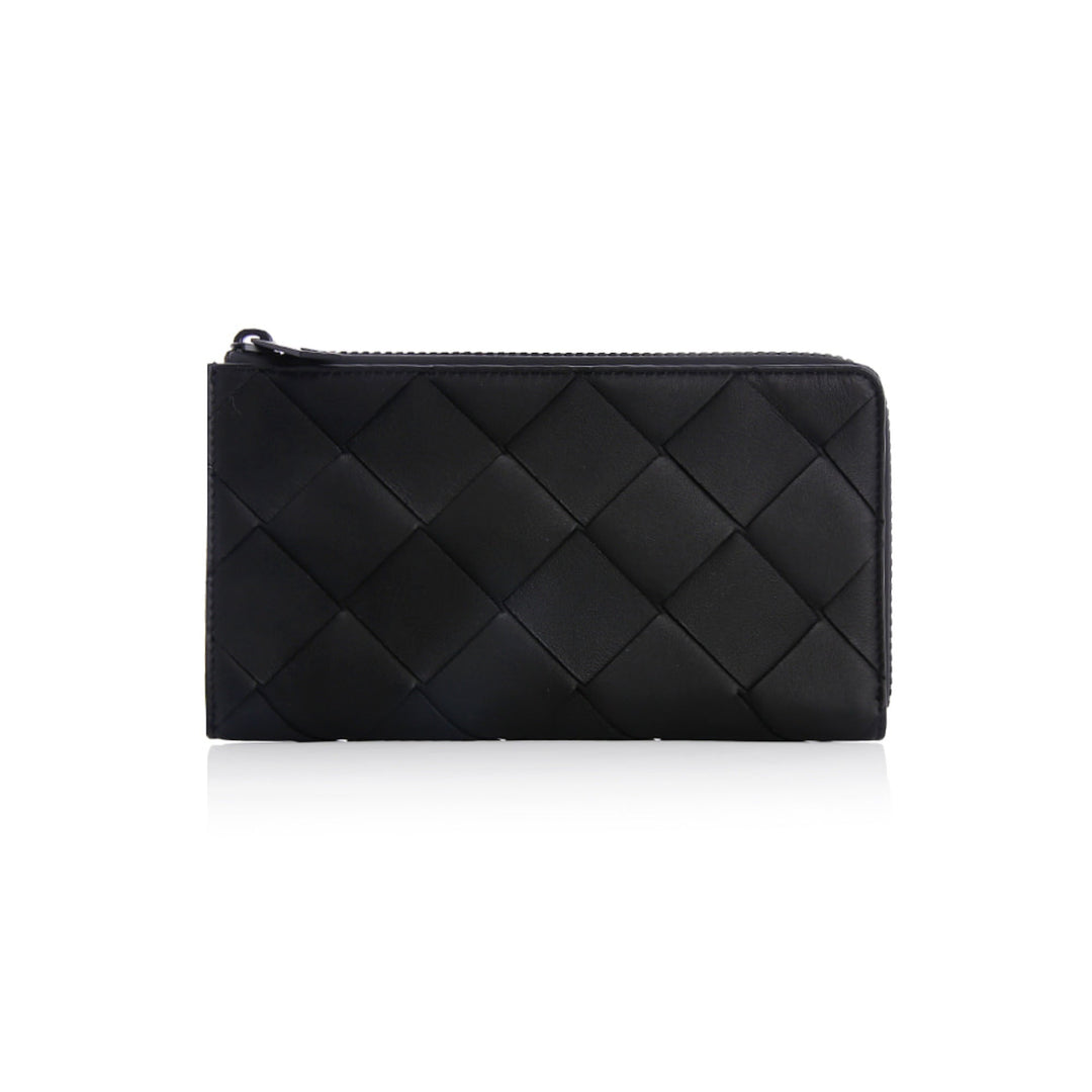 Bottega Veneta - Accessories - Wallets & Card Holders - Bottega Veneta Zipper Around Leather Wallet - 639330 VCQT5 1129 - Ask Me Wear