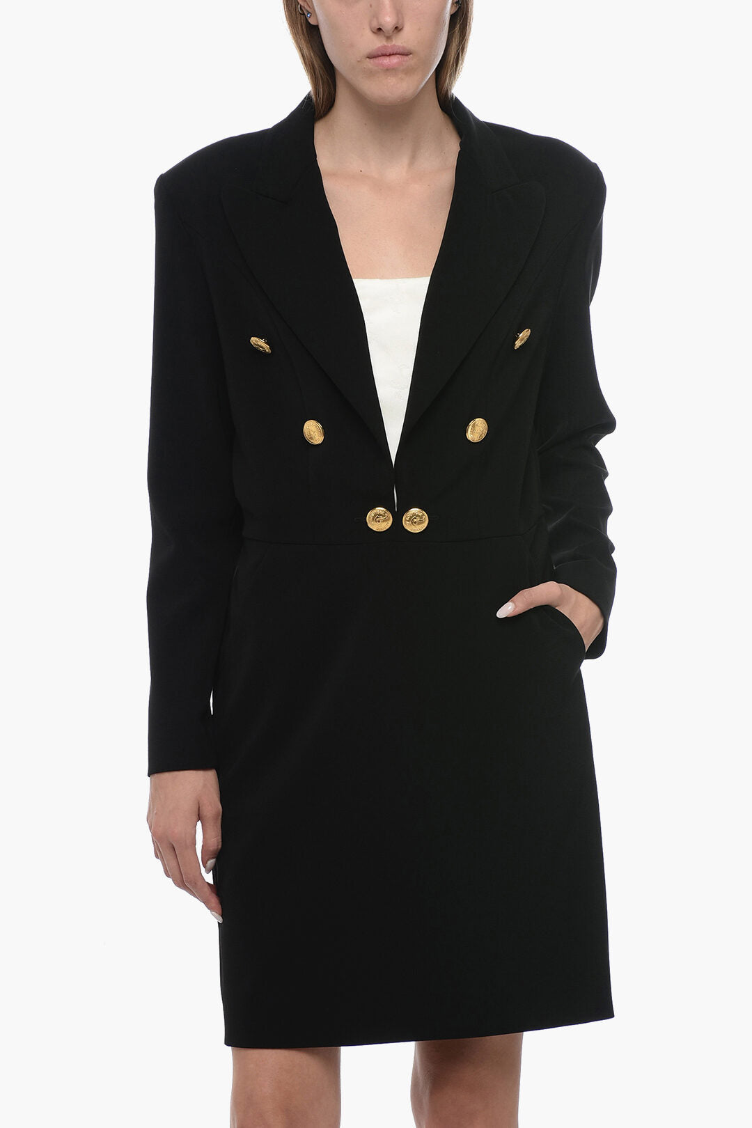 Moschino BOUTIQUE Stretchy Dress with Blazer Desing