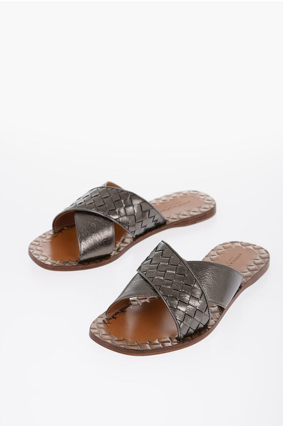 Bottega Veneta Braided Leather Sandals