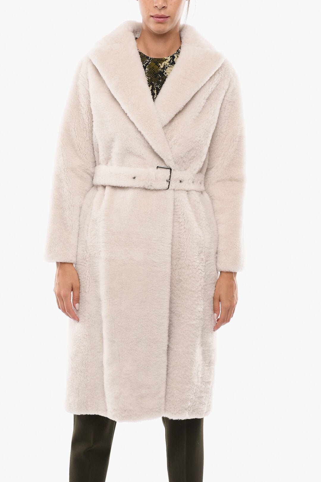 Other - Brunello Cucinelli Double - breasted Fur Coat with Belt and Hidden Buttons - GC320230400038 - Ask Me Wear