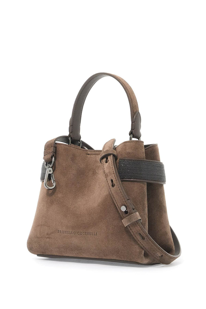 Bags - Brunello Cucinelli Handbag With Precious Bands - 242026ABS000001 - C8769 - os - Ask Me Wear