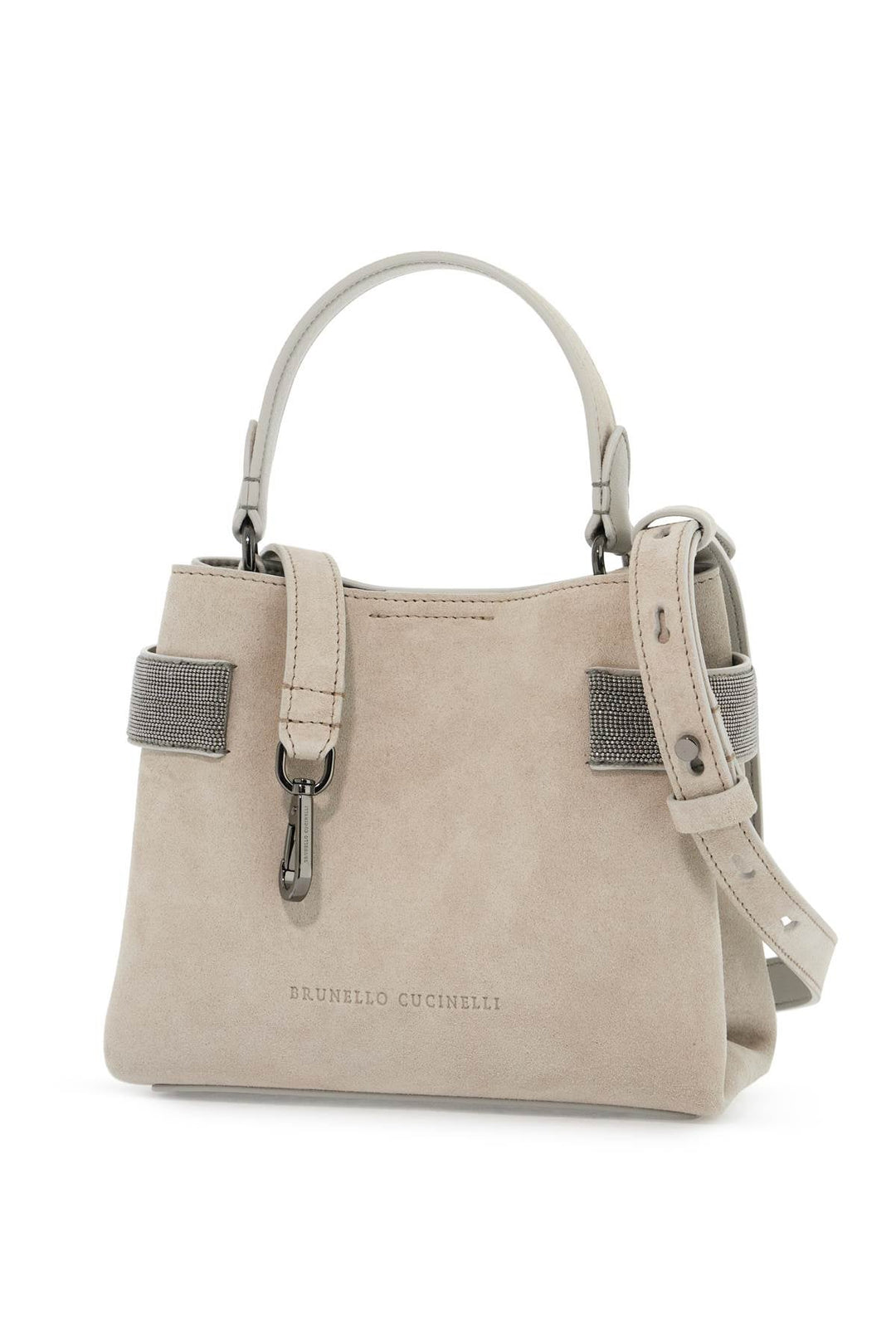 Bags - Brunello Cucinelli Handbag With Precious Bands - 242026ABS000003 - C9593 - os - Ask Me Wear