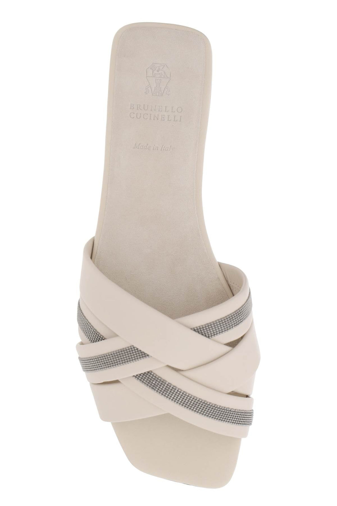 Shoes - Brunello Cucinelli "nappa Slides With Decorative Charm" - 241026NSP000001 - CQF25 - 37 - Ask Me Wear