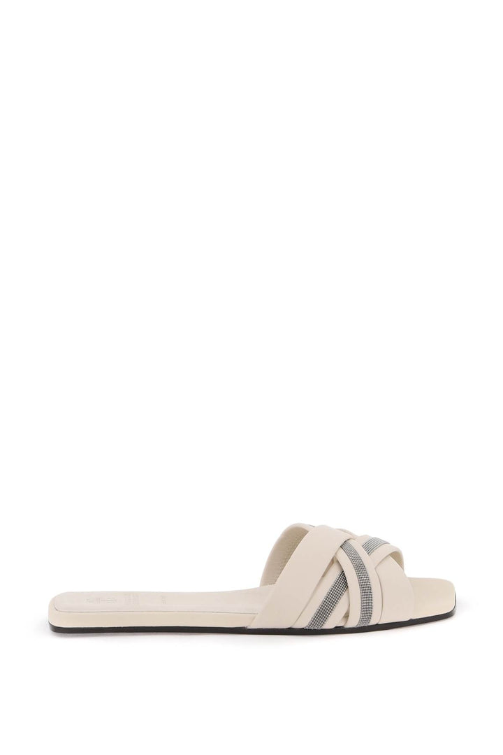 Shoes - Brunello Cucinelli "nappa Slides With Decorative Charm" - 241026NSP000002 - CQF25 - 36 - Ask Me Wear