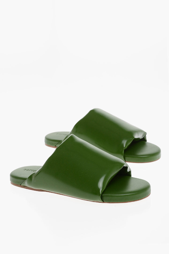 Bottega Veneta Brushed Leather Slippers