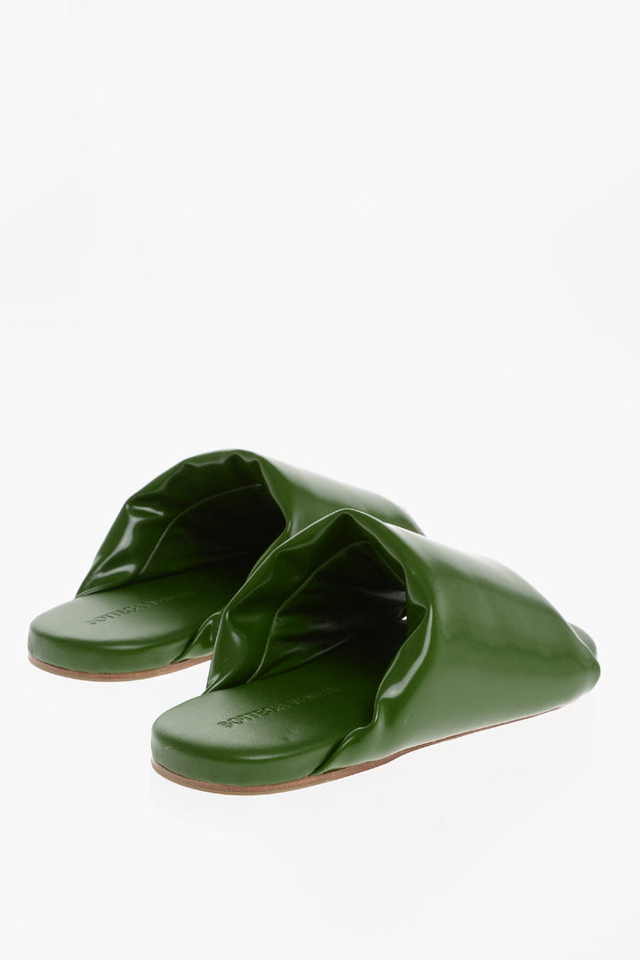 Bottega Veneta Brushed Leather Slippers