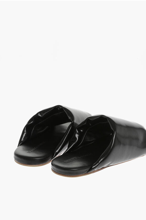 Bottega Veneta Brushed Leather Slippers