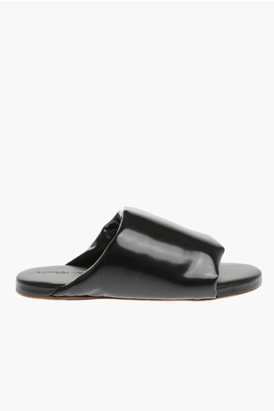 Bottega Veneta Brushed Leather Slippers