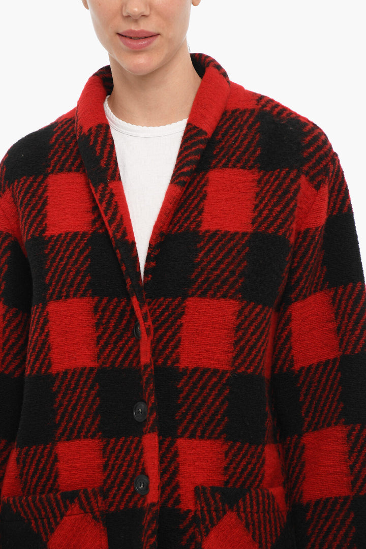 Woolrich Buffalo Checked Two-Tone GENTRY Coat