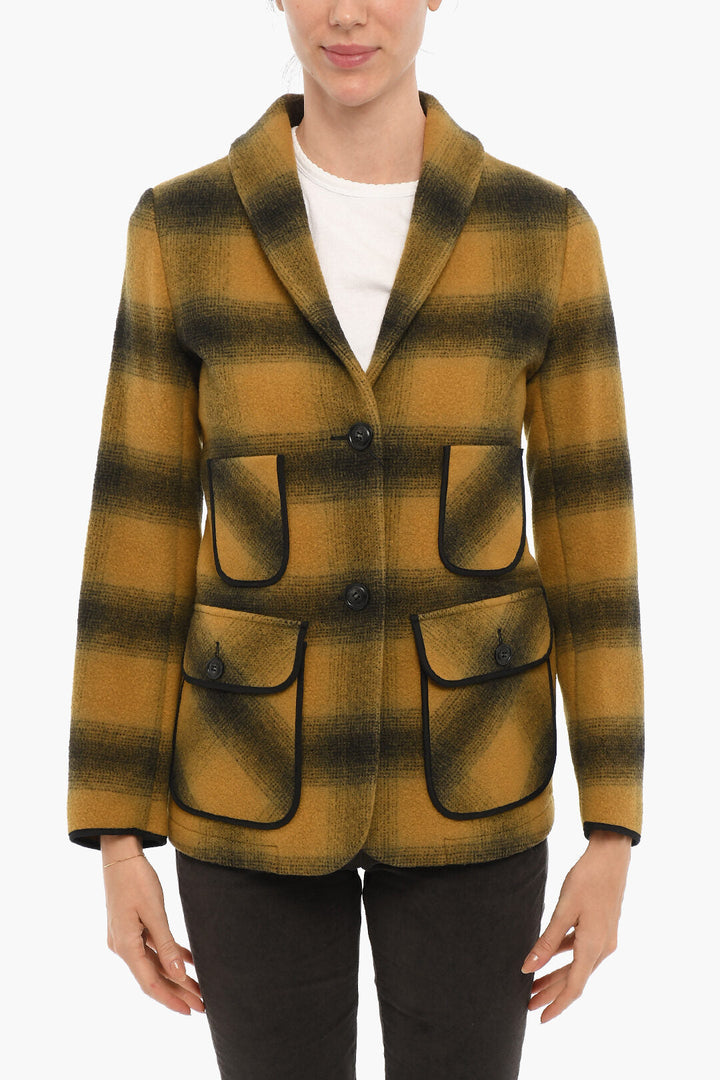 Woolrich Buffalo Shaded Checked RAILROAD Blazer