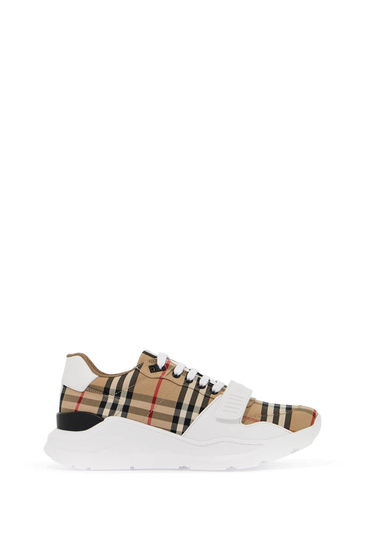 Shoes - Burberry Check Fabric Sneakers - 242481LSN000003 - A7028 - 40 - Ask Me Wear