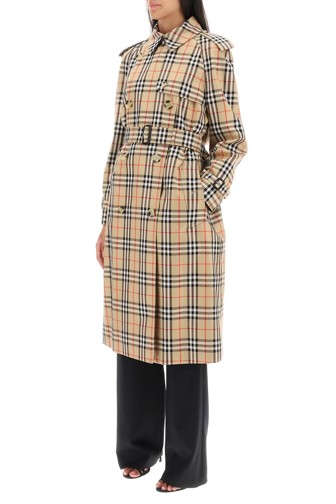 Clothing - Burberry Check Trench Coat - 232481DIM000008 - B7028 - 10 - Ask Me Wear