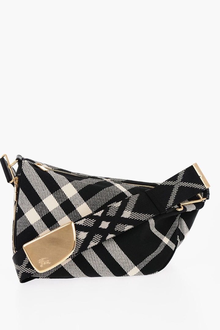 Other - Burberry Checked SHIELD MESSENGER Crossbody Bag with Golden Details - 5045705871123 - Ask Me Wear