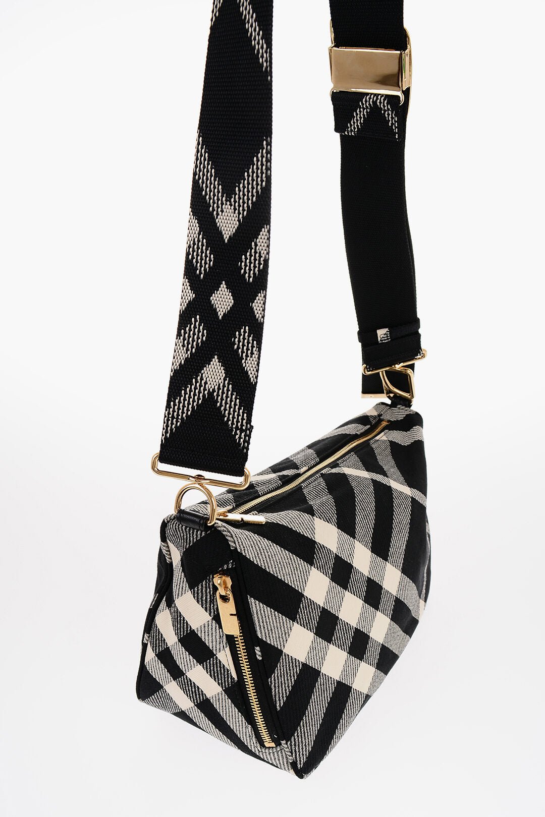 Other - Burberry Checked SHIELD MESSENGER Crossbody Bag with Golden Details - 5045705871123 - Ask Me Wear