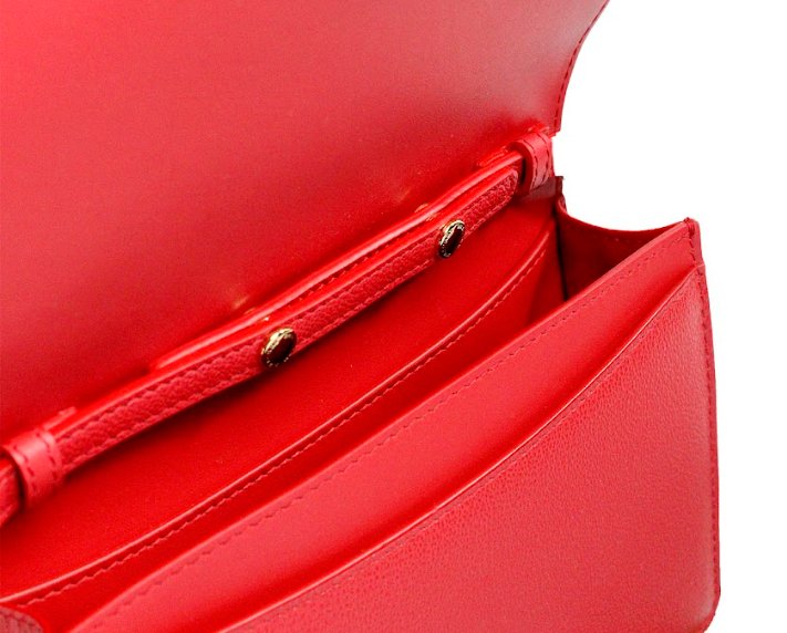  - Burberry Hampshire Small Red Embossed Logo Smooth Leather Crossbody Bag - 6531 - Ask Me Wear