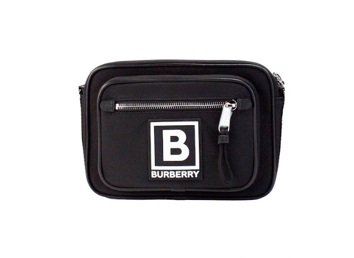  - Burberry Paddy Small Black Nylon Logo Camera Belt Fanny Pack Bag - 56156 - Ask Me Wear