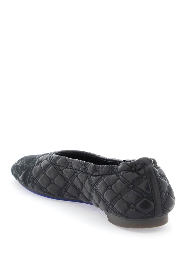 Shoes - Burberry Quilted Leather Sadler Ballet Flats - 241481NFL000002 - A1189 - 38 - Ask Me Wear