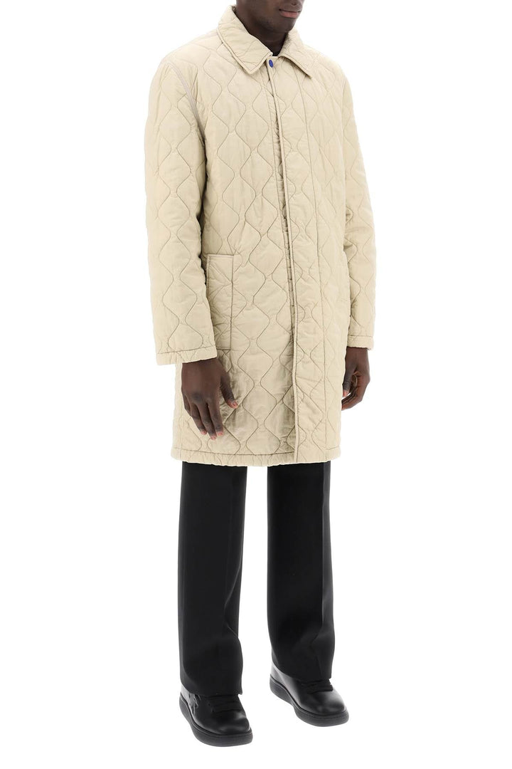 Clothing - Burberry Quilted Nylon Midi Car Coat With - 241481UGC000008 - B7348 - l - Ask Me Wear