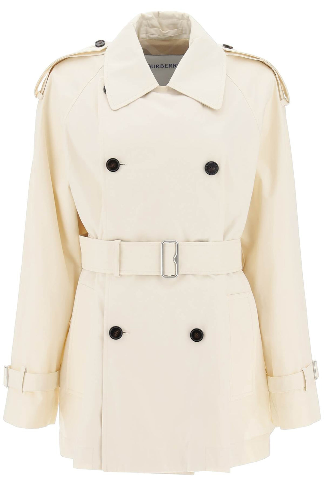 Clothing - Burberry Short Cotton Gabardine Trench Coat - 241481DIM000008 - B8620 - 8 - Ask Me Wear