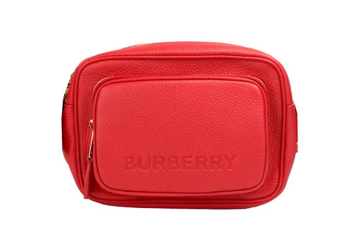  - Burberry Small Branded Bright Red Grainy Leather Camera Crossbody Bag - 35029 - Ask Me Wear