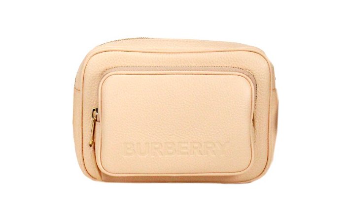  - Burberry Small Branded Peach Pink Grainy Leather Camera Crossbody Bag - 56033 - Ask Me Wear