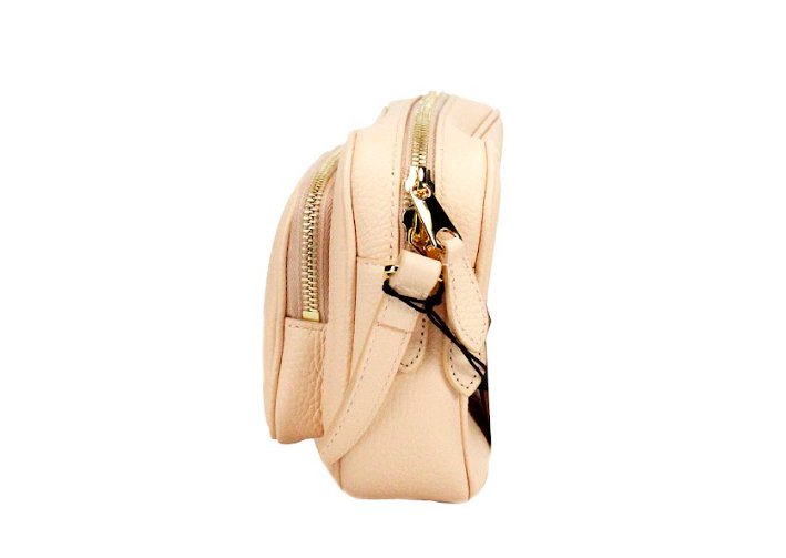  - Burberry Small Branded Peach Pink Grainy Leather Camera Crossbody Bag - 56033 - Ask Me Wear