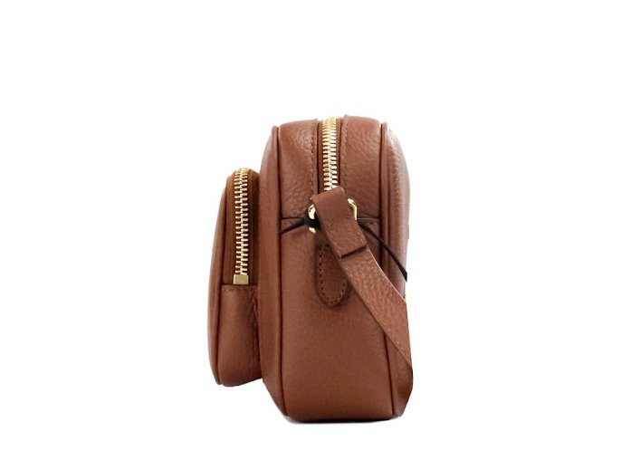  - Burberry Small Branded Tan Brown Leather Camera Crossbody Bag - 35050 - Ask Me Wear