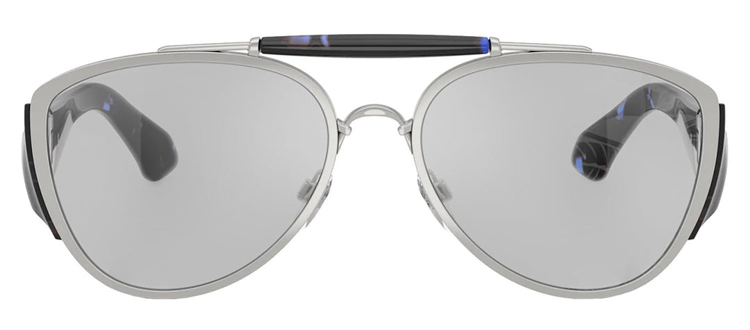 BurberrySunglasses - Burberry BE 3161 100569 Pilot Metal Silver Sunglasses with Silver Mirror Lens - BE_3161_100569_60mm - Ask Me Wear