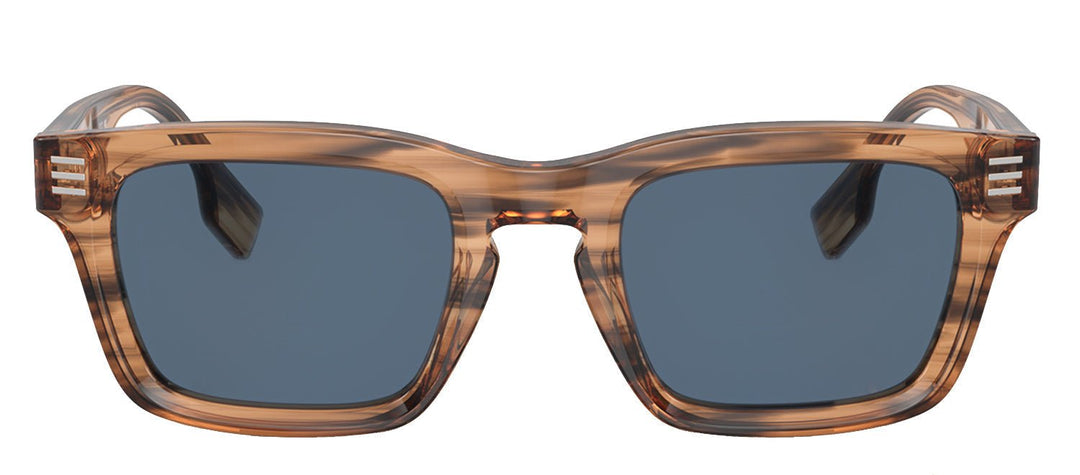 BurberrySunglasses - Burberry BE 4403 409680 Rectangular Acetate Brown Sunglasses with Blue Lens - BE_4403_409680_51mm - Ask Me Wear