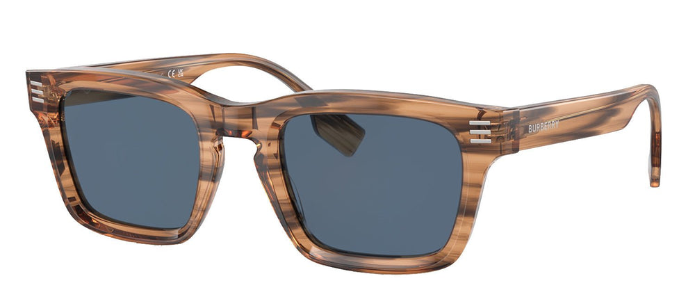 BurberrySunglasses - Burberry BE 4403 409680 Rectangular Acetate Brown Sunglasses with Blue Lens - BE_4403_409680_51mm - Ask Me Wear