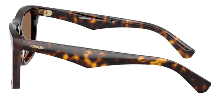 BurberrySunglasses - Burberry BE 4434 300273 Square Plastic Havana Sunglasses with Brown Lens - BE_4434_300273_57mm - Ask Me Wear