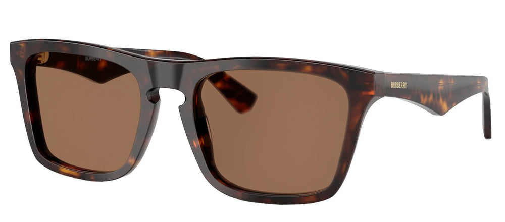 BurberrySunglasses - Burberry BE 4434 300273 Square Plastic Havana Sunglasses with Brown Lens - BE_4434_300273_57mm - Ask Me Wear